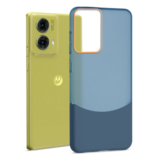 Frosted Case With 2-Cut Interlock For Motorola Moto G85