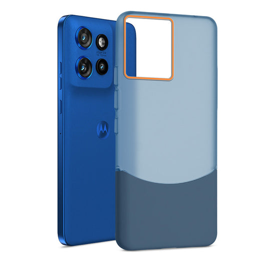 Frosted Hard Back Case For Motorola Moto Edge 50 Neo 5G with 2-Cut Interlocking System