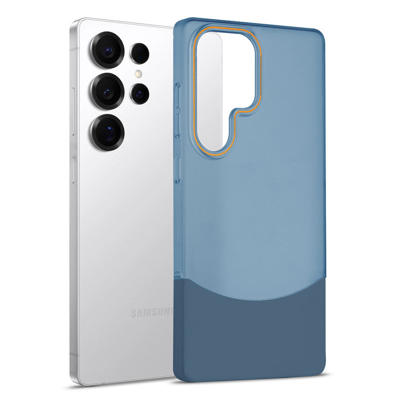 Frosted Case With 2-Cut Interlock For Samsung S25 Ultra 5G