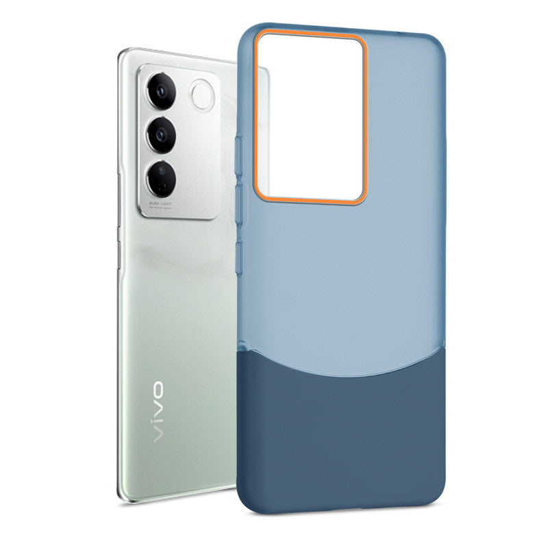 Frosted Case With 2-Cut Interlock For Vivo V27 Pro 5G