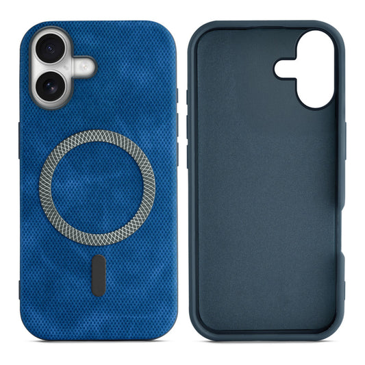 Rugged Vintage Look Back Case For Apple iPhone 16 With Magnetic Charging Compatible with MagSafe