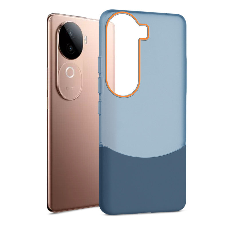 Frosted Case With 2-Cut Interlock For iQOO Z9s 5G