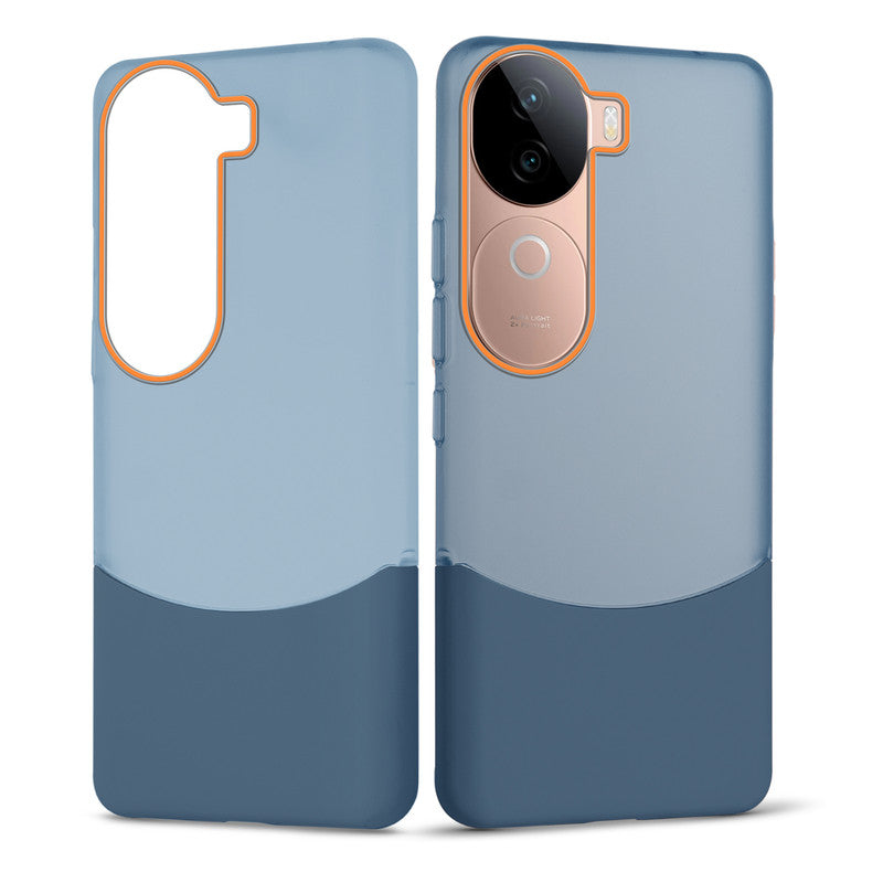 Frosted Case With 2-Cut Interlock For iQOO Z9s 5G