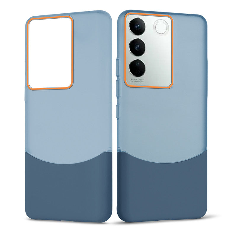 Frosted Case With 2-Cut Interlock For Vivo V27 Pro 5G