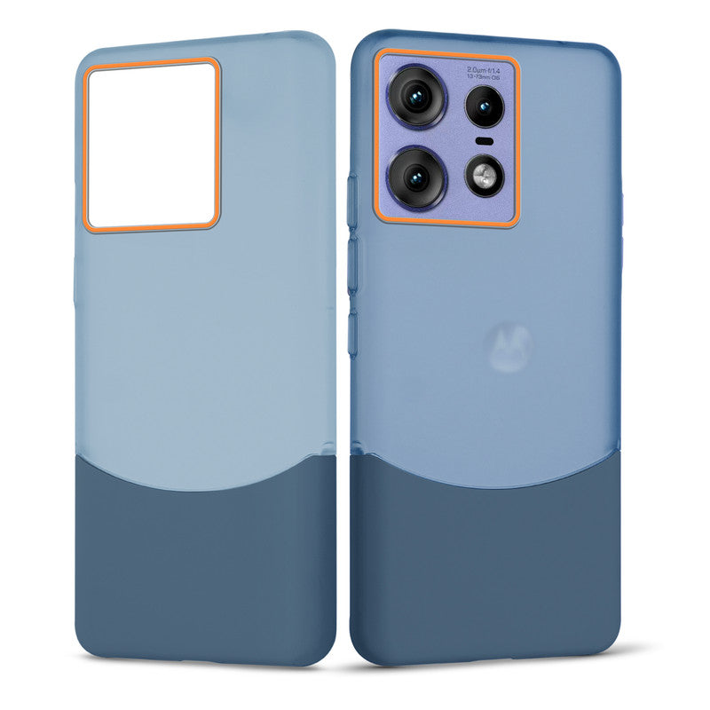Frosted Case With 2-Cut Interlock For Motorola Moto Edge 50 Pro 5G