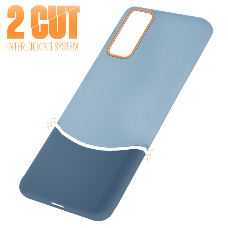 Frosted Case With 2-Cut Interlock For Samsung S20 FE 5G