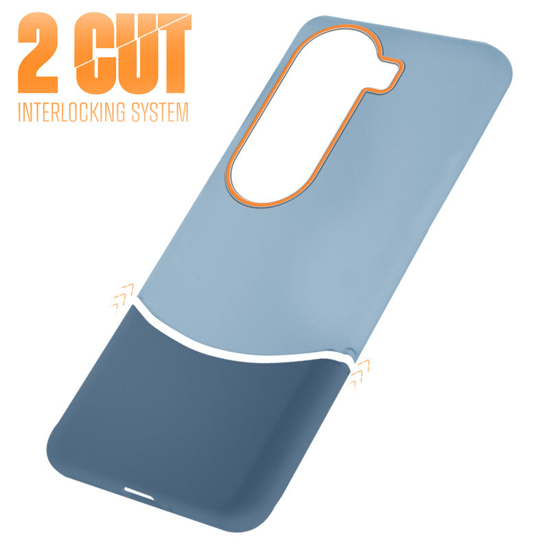 Frosted Case With 2-Cut Interlock For iQOO Z9s 5G