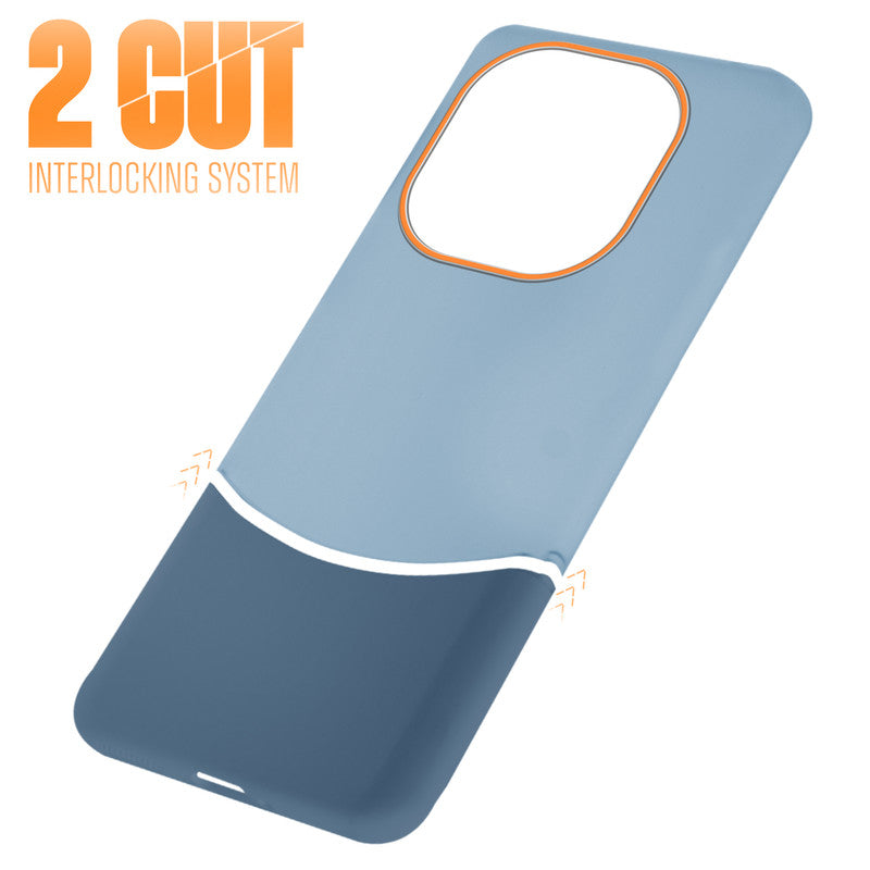 Frosted Case With 2-Cut Interlock For iQOO Z9s Pro 5G