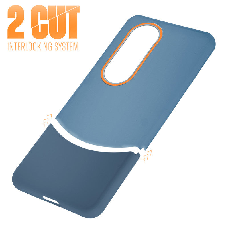 Frosted Case With 2-Cut Interlock For Vivo V40 Pro 5G