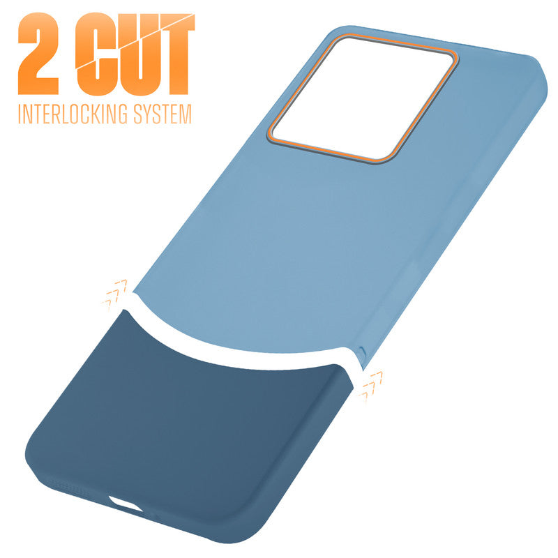 Frosted Case With 2-Cut Interlock For Redmi Note 13 Pro 5G