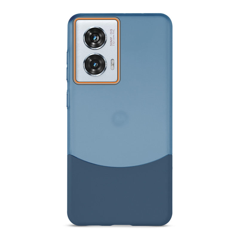 Frosted Case With 2-Cut Interlock For Motorola Moto G96 5G