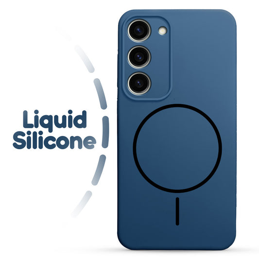 Cloud Feel Silicone Case for Samsung S23 5G – Supports Wireless Charging