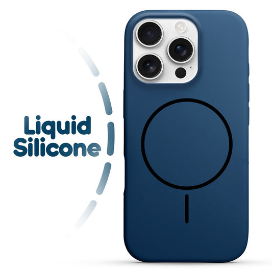 Cloud Feel Silicone Case for Apple iPhone 16 Pro – Supports Wireless Charging