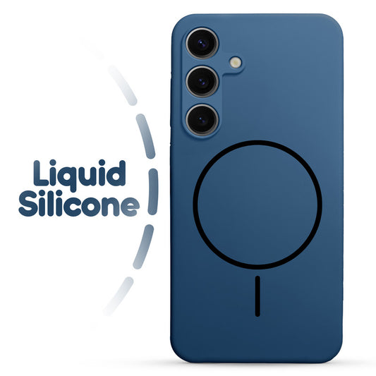 Cloud Feel Silicone Case for Samsung S25 Plus 5G – Supports Wireless Charging