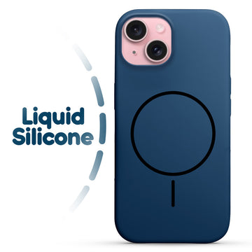 Cloud Feel Silicone Case for Apple iPhone 15 Plus – Supports Wireless Charging
