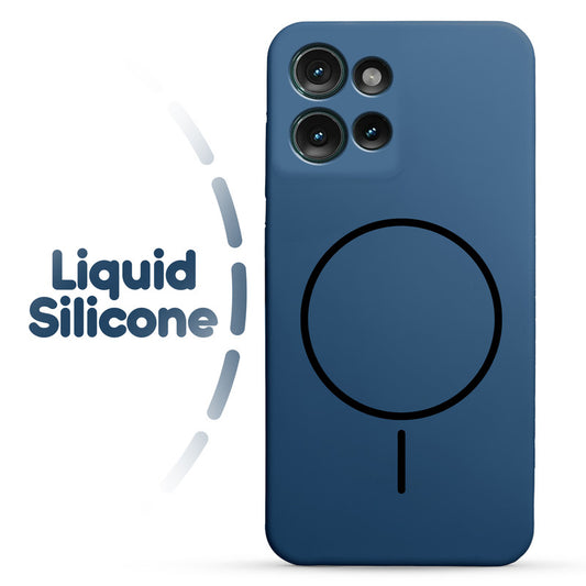 Cloud Feel Silicone Case for Motorola Moto Edge 50 5G – Supports Wireless Charging