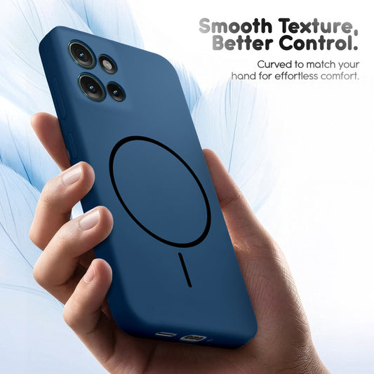 Cloud Feel Silicone Case for Motorola Moto Edge 50 5G – Supports Wireless Charging