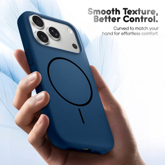 Cloud Feel Silicone Case for Apple iphone 17 Pro Max – Supports Wireless Charging