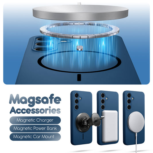 Cloud Feel Silicone Case for Samsung S24 5G – Supports Wireless Charging