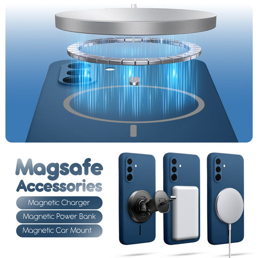 Cloud Feel Silicone Case for Samsung A36 5G – Supports Wireless Charging