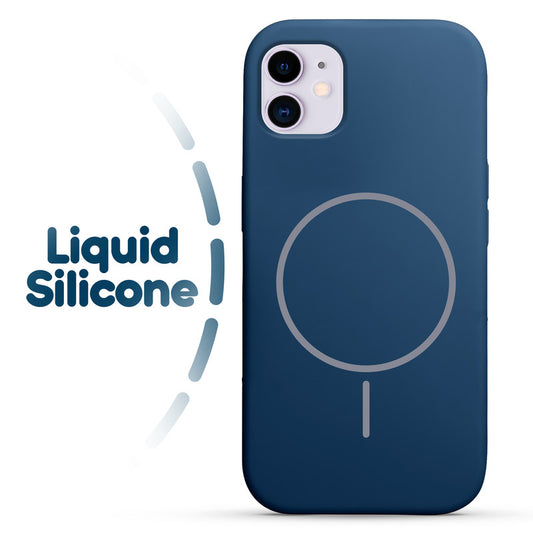 Wireless Charging Support Compatible Liquid Silicone Case For Apple iPhone 11