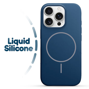 Cloud Feel Silicone Case for Apple iPhone 15 Pro Max – Supports Wireless Charging