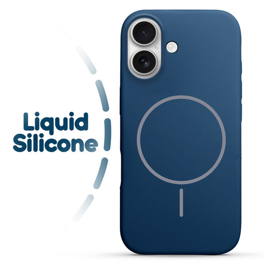 Cloud Feel Silicone Case for Apple iPhone 16 – Supports Wireless Charging