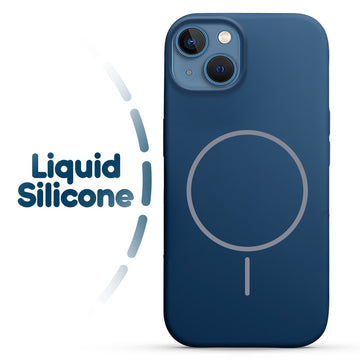 Cloud Feel Silicone Case for Apple iPhone 13 – Supports Wireless Charging