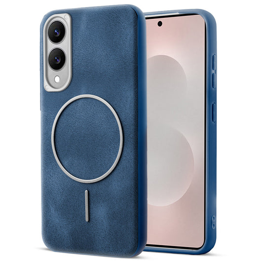 Elite PU Leather Case for Samsung S25 Edge 5G , Hard Shell with Soft Inner Fabric & MagSafe Support