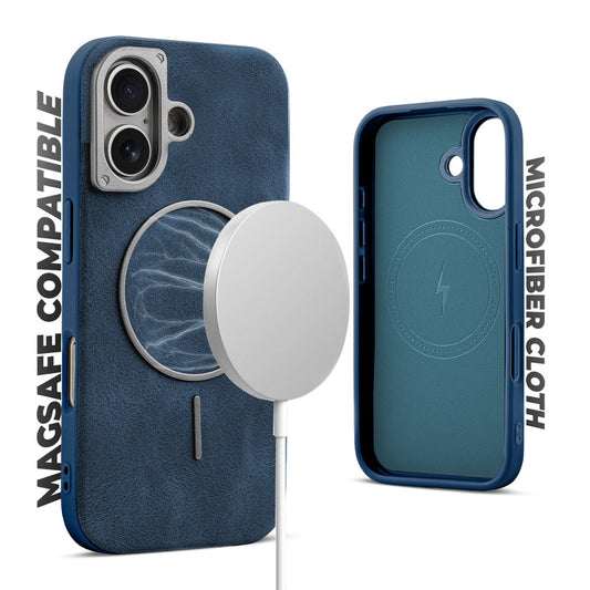Elite PU Leather Case for Apple iPhone 17 , Hard Shell with Soft Inner Fabric & MagSafe Support