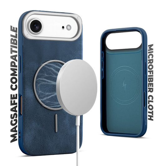 Elite PU Leather Case for Apple iPhone 17 Air , Hard Shell with Soft Inner Fabric & MagSafe Support