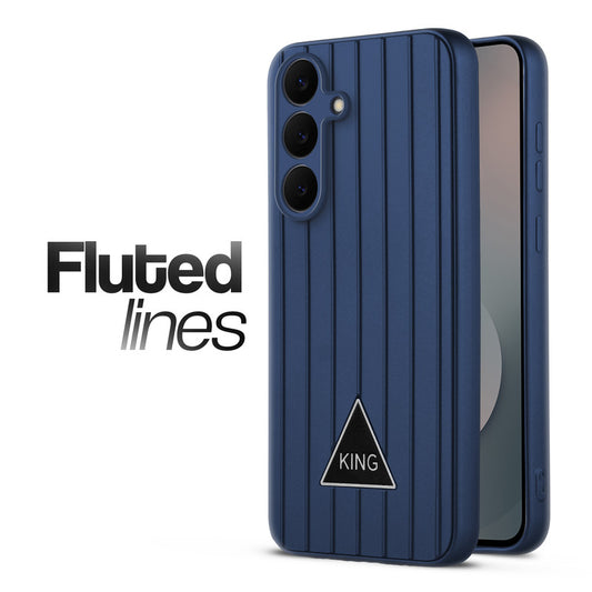 Glossy Matte Line Texture Back Cover for Samsung S25 FE 5G