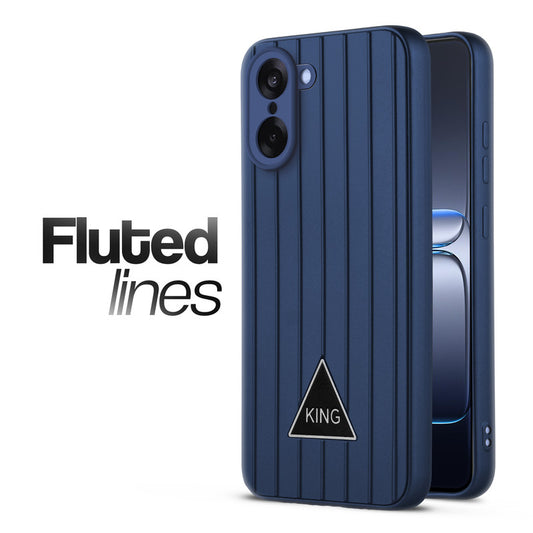 Glossy Matte Line Texture Back Cover for OnePlus Nord CE 5 5G