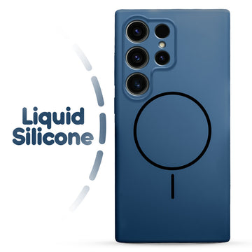 Cloud Feel Silicone Case for Samsung S24 Ultra 5G – Supports Wireless Charging