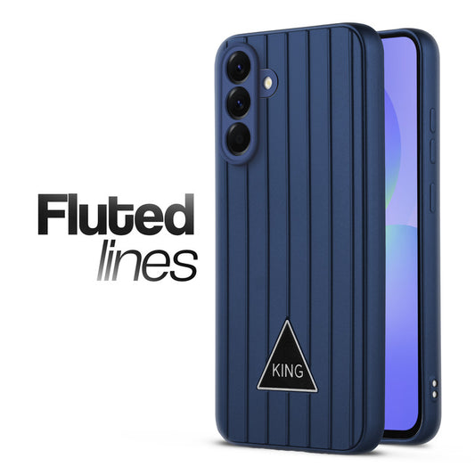 Glossy Matte Line Texture Back Cover for Samsung A36 5G