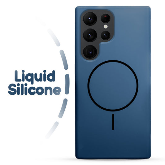 Cloud Feel Silicone Case for Samsung S22 Ultra 5G – Supports Wireless Charging