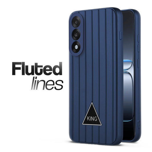 Glossy Matte Line Texture Back Cover for OnePlus Nord 5 5G