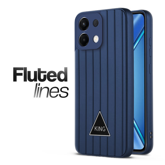 Glossy Matte Line Texture Back Cover for Oppo K13 5G