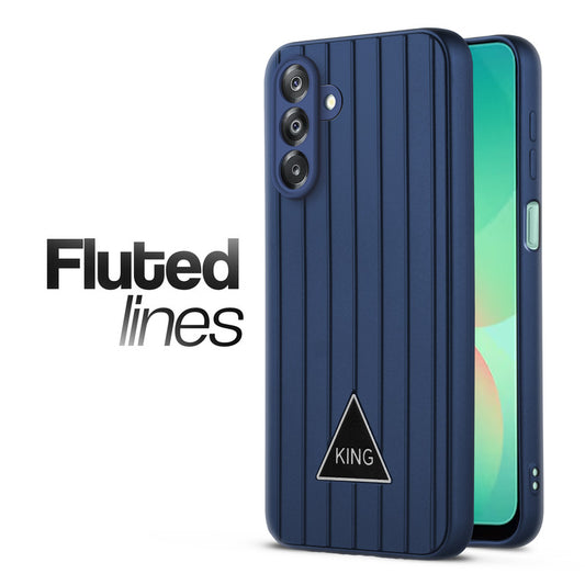 Glossy Matte Line Texture Back Cover for Samsung A26 5G