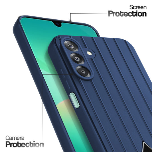 Glossy Matte Line Texture Back Cover for Samsung A26 5G