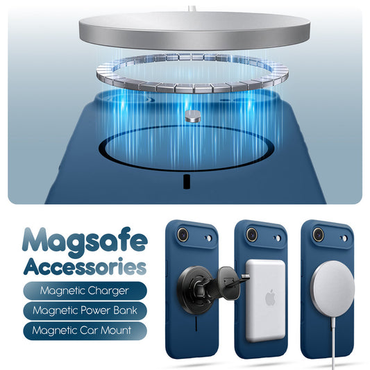Cloud Feel Silicone Case for Apple iPhone 17 Air With Camera Protection – Supports Wireless Charging