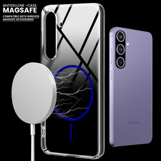 Crystal Clear Anti-Yellowing Magsafe Case For Samsung A56 5G