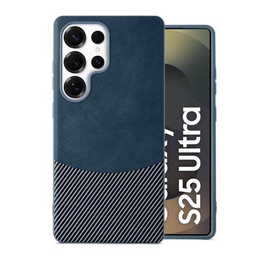 Modern Hybrid PU Leather With Checks Design Back Case For Samsung S Series with Sophisticated Style