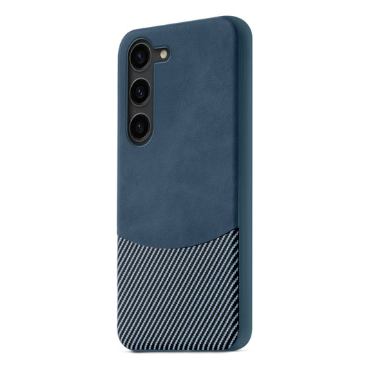 Modern Hybrid PU Leather With Checks Design Back Case For Samsung S Series with Sophisticated Style