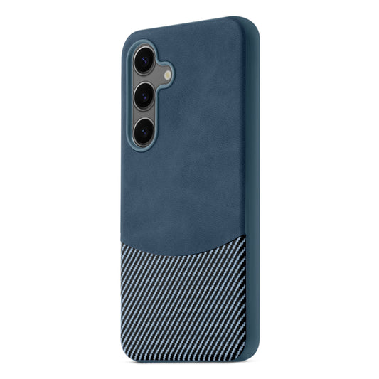 Modern Hybrid PU Leather With Checks Design Back Case For Samsung S Series with Sophisticated Style
