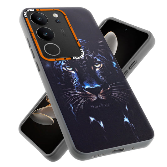 Dark Aesthetic Wild Animal Printed Back Cases For Vivo V29 5G