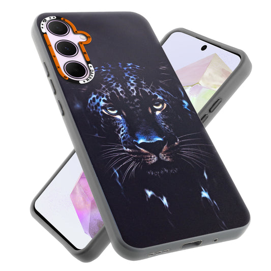 Dark Aesthetic Wild Animal Printed Back Cases For Samsung A35 5G