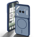 Dual tone silicone Blue back cover for Nothing Phone 2A Plus showing camera protection and design