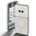 Dual tone silicone White back cover for Nothing Phone 2A Plus showing camera protection and design