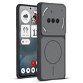 Full protective dual tone Black silicone case for Nothing Phone 3A 5G showing front and back design coverage